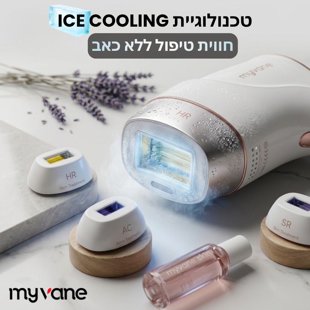Myvane ICE Pro: מכשיר IPL ביתי 3 ב-1 להסרת שיער וטיפוח העור – תמונה 7