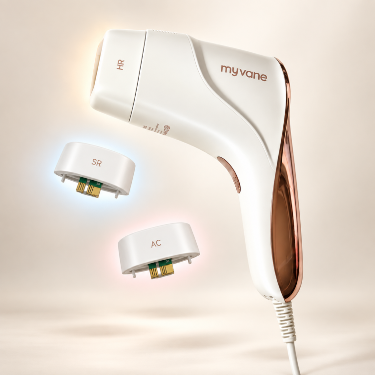 מכשיר Myvane ICE Pro עם ראש HR ושני ראשים נוספים, SR ו-AC
